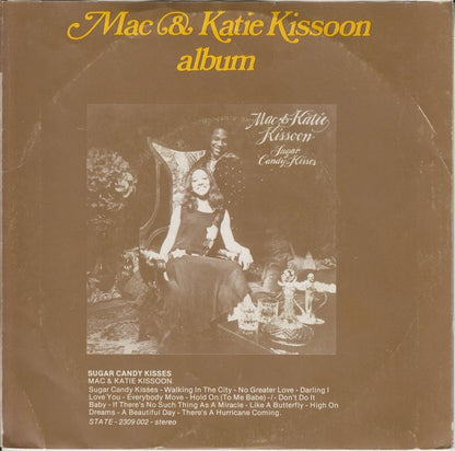 Mac And Katie Kissoon - I'm Just Dreaming Vinyl Singles Vinyl Very Good (VG) <br> Hoes Good Plus (G+)