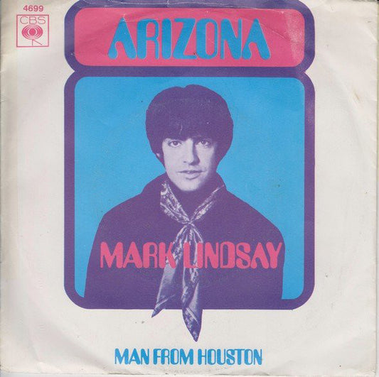 Mark Lindsay - Arizona Vinyl Singles Vinyl Very Good (VG) <br> Hoes Good Plus (G+)
