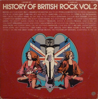 Various - History Of British Rock Vol. 2 (LP) 49548 Vinyl LP Dubbel Goede Staat