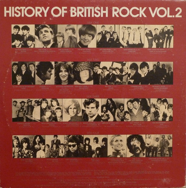 Various - History Of British Rock Vol. 2 (LP) 49548 Vinyl LP Dubbel Goede Staat