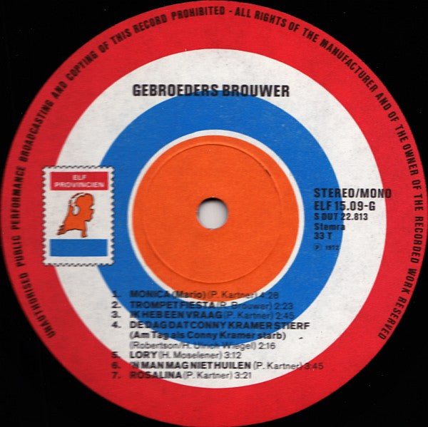 Gebroeders Brouwer - Trompet (LP) 46852 50469 Vinyl LP Goede Staat
