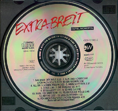 Extrabreit - Hotel Monopol (CD) Compact Disc Goede Staat