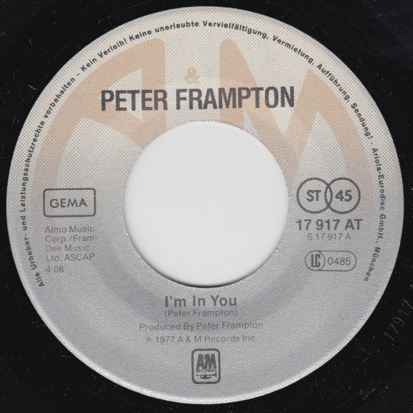 Peter Frampton - I'm In You 31259 Vinyl Singles Goede Staat