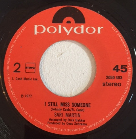 Sari Martin - No Other Love Vinyl Singles Vinyl Very Good (VG) <br> Hoes Good Plus (G+)