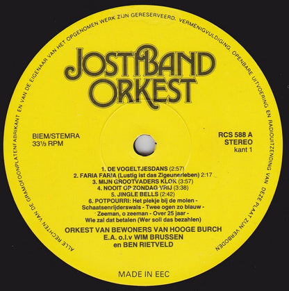 Jostiband Orkest - Huisorkest Hooge Burch Zwammerdam (LP) 48944 Vinyl LP VINYLSINGLES.NL