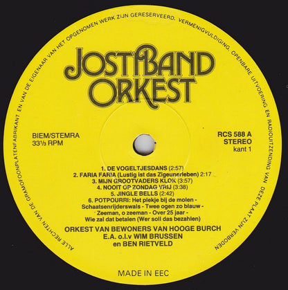 Jostiband Orkest - Huisorkest Hooge Burch Zwammerdam (LP) 48944 Vinyl LP Goede Staat