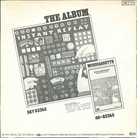 Dan Hartman - This Is It Vinyl Singles Vinyl Zeer Goed / Hoesje Goed "VINYLSINGLES.NL"