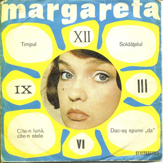 Margareta Pâslaru - Timpul Vinyl Singles Vinyl Very Good (VG) <br> Hoes Good Plus (G+)