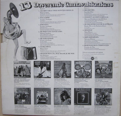 Various - 13 Daverende Carnavals Krakers (LP) 41807 42990 48555 Vinyl LP VINYLSINGLES.NL