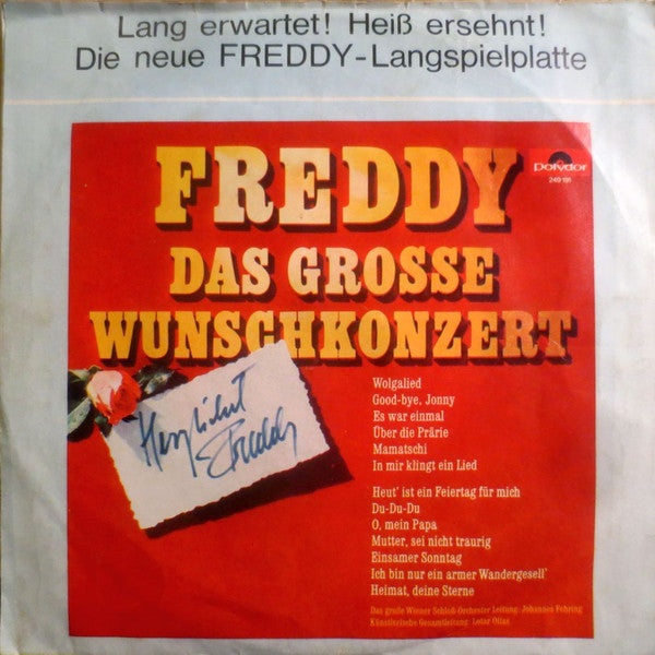 Freddy - Seemann Weit Bist Du Gefahren Vinyl Singles VINYLSINGLES.NL