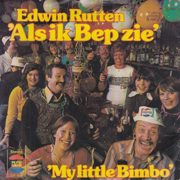 Edwin Rutten en De Joseph Lam Jazz Band - Als Ik Bep Zie 24079 26553 Vinyl Singles Goede Staat