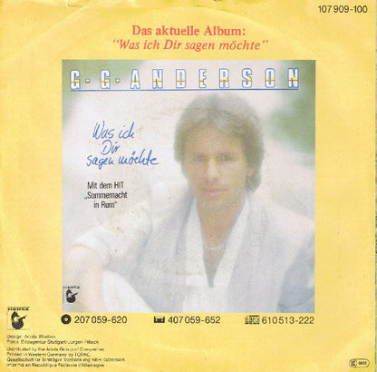 G.G. Anderson - Ti Amo, Maria 31248 21700 20443 Vinyl Singles VINYLSINGLES.NL