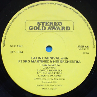 Pedro Martinez, His Orchestra And Chorus - Latin Carnival (LP) 49543 Vinyl LP VINYLSINGLES.NL