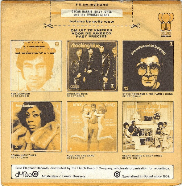 Oscar Harris, Billy Jones & The Twinkle Stars - I'll Try My Hand 29344 Vinyl Singles VINYLSINGLES.NL