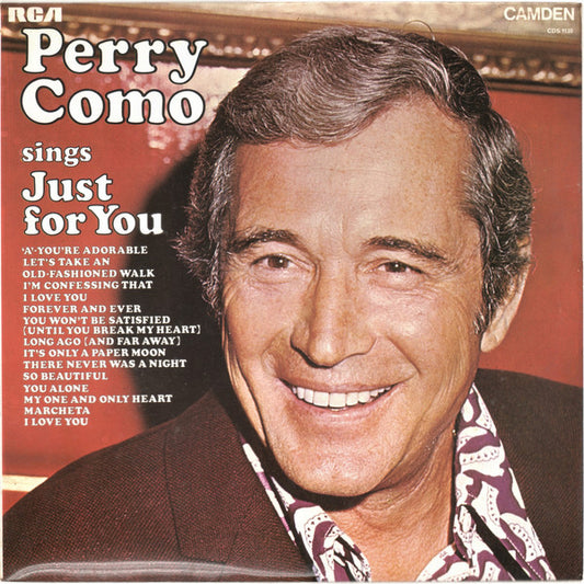 Perry Como - Perry Como Sings Just For You (LP) 42129 Vinyl LP VINYLSINGLES.NL