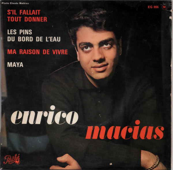 Enrico Macias - S'il Fallait Tout Donner (EP) 08465 Vinyl Singles EP VINYLSINGLES.NL