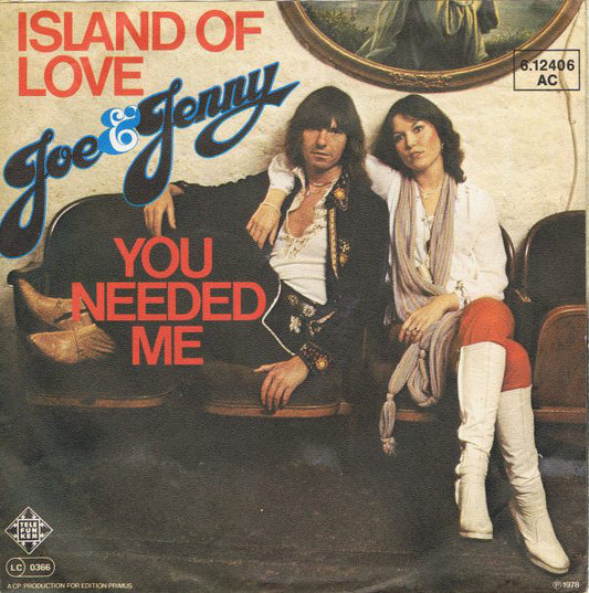 Joe & Jenny - Island Of Love 08362 Vinyl Singles Vinyl Very Good (VG) <br> Hoes Good Plus (G+)