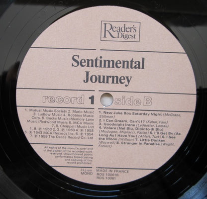 Various - Sentimental Journey (LP) Vinyl LP VINYLSINGLES.NL