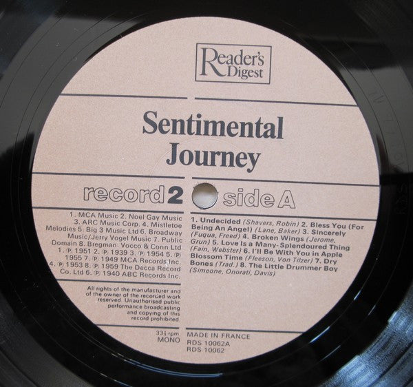 Various - Sentimental Journey (LP) Vinyl LP VINYLSINGLES.NL