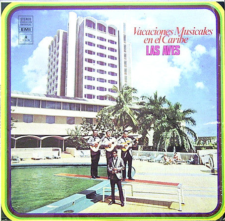 Las Aves – Vacaciones Musicales En El Caribe (LP) Vinyl LP Vinyl Very Good (VG) <br> Hoes Good Plus (G+)