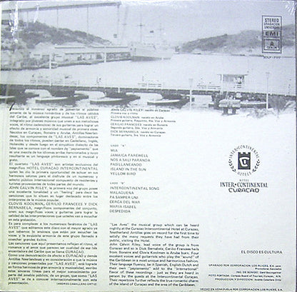 Las Aves – Vacaciones Musicales En El Caribe (LP) Vinyl LP Vinyl Very Good (VG) <br> Hoes Good Plus (G+)