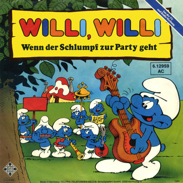 Schlumpfe - Willi Willi 17354 Vinyl Singles Goede Staat