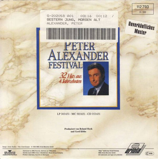 Peter Alexander - Gestern Jung, Morgen Alt