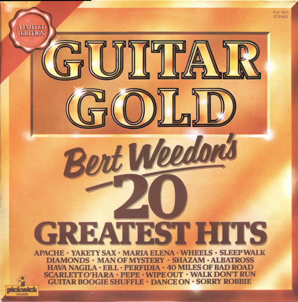 Bert Weedon - Guitar Gold - Bert Weedon's 20 Greatest Hits (LP) 41344 Vinyl LP Goede Staat