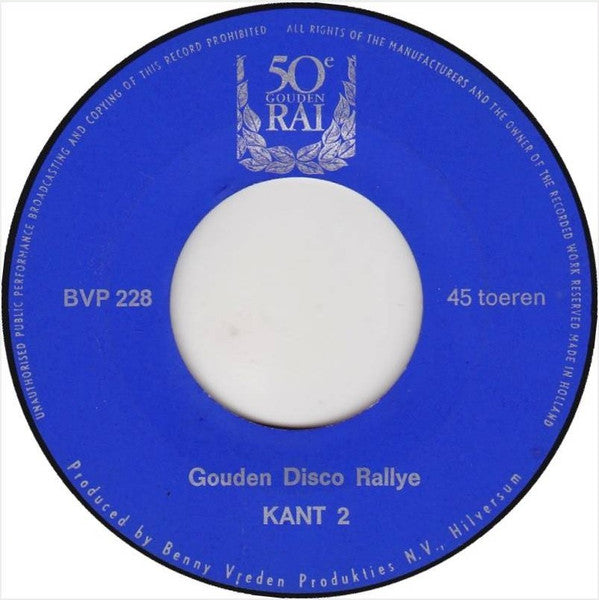 No Artist - Gouden Disco Rallye 29954 Vinyl Singles Goede Staat