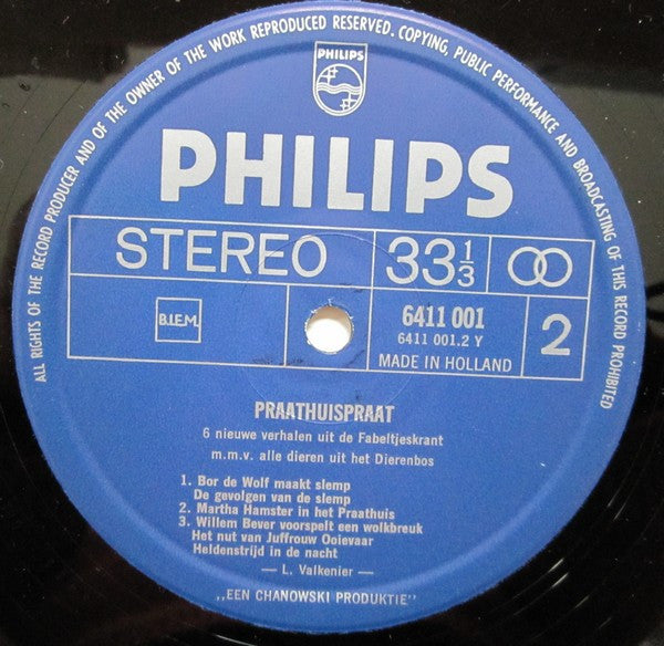Fabeltjeskrant - Praathuispraat (LP) 46451 49000 Vinyl LP Goede Staat