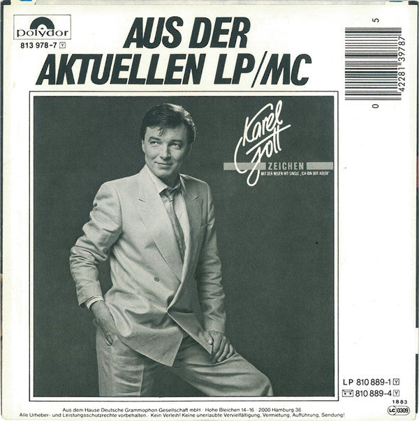 Karel Gott - Ich Bin Der Adler, Du Der Wind Vinyl Singles B-Keus (B)