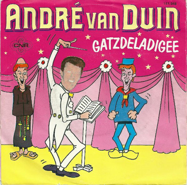André van Duin - Gatzdeladigee Vinyl Singles Vinyl Very Good (VG) <br> Hoes Good Plus (G+)