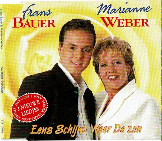 Frans Bauer & Marianne Weber - Eens Schijnt Weer De Zon (CD, Single) Compact Disc VINYLSINGLES.NL
