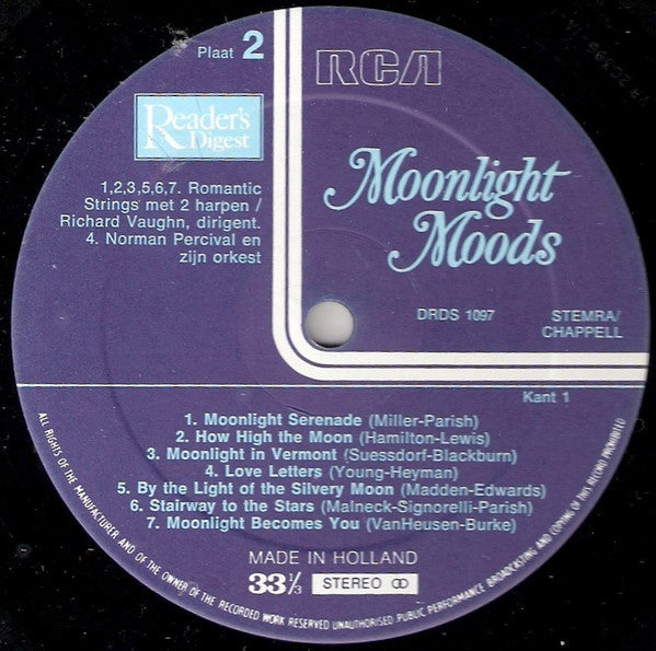 Various - Moonlight Moods (LP) 41814 Vinyl LP Goede Staat