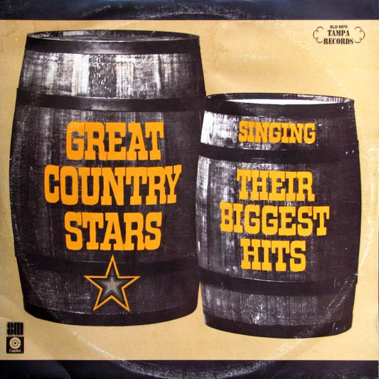 Various - Great Country Stars Singing Their Biggest Hits (LP) 42360 Vinyl LP Goede Staat