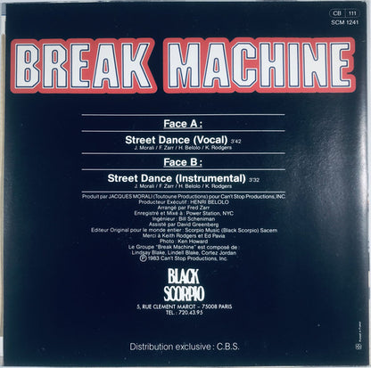 Break Machine - Street Dance 03111 Vinyl Singles Goede Staat