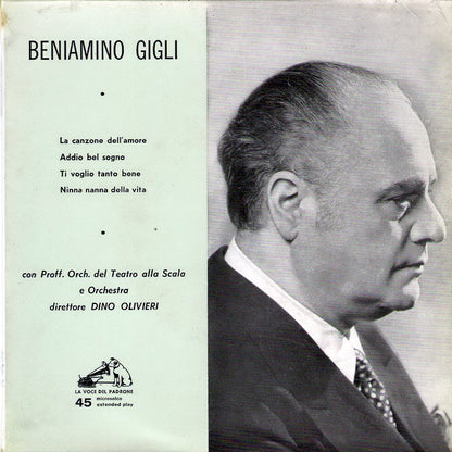 Beniamino Gigli - La Canzone Dell'Amore (EP) 15673 Vinyl Singles EP Goede Staat