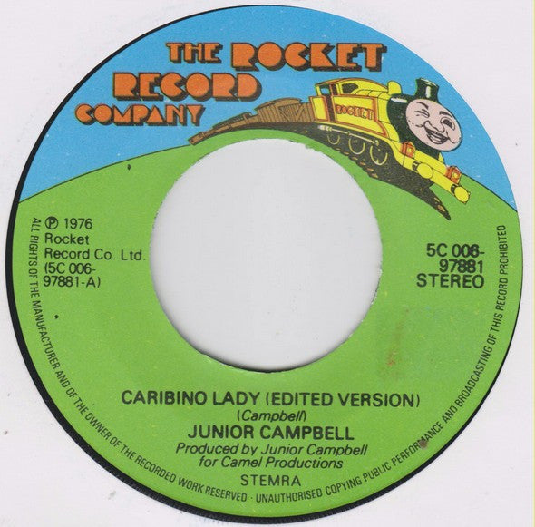 Junior Campbell - Caribino Lady Vinyl Singles VINYLSINGLES.NL