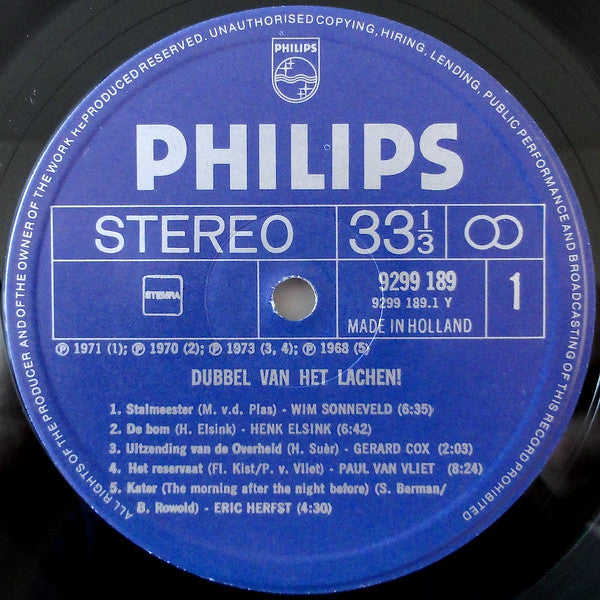 Various - Dubbel Van Het Lachen (LP) 42472 Vinyl LP VINYLSINGLES.NL