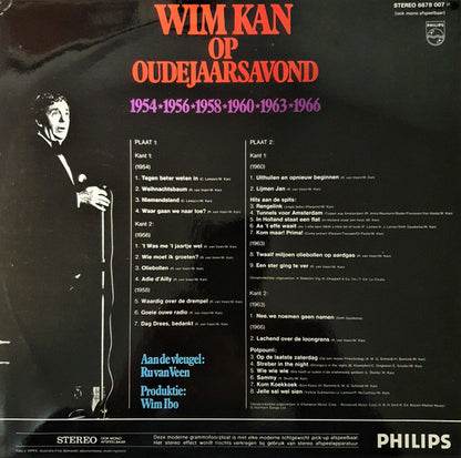 Wim Kan - Wim Kan Op Oudejaarsavond (1954 1956 1958 1960 1963 1966) (LP) 41139 Vinyl LP Goede Staat
