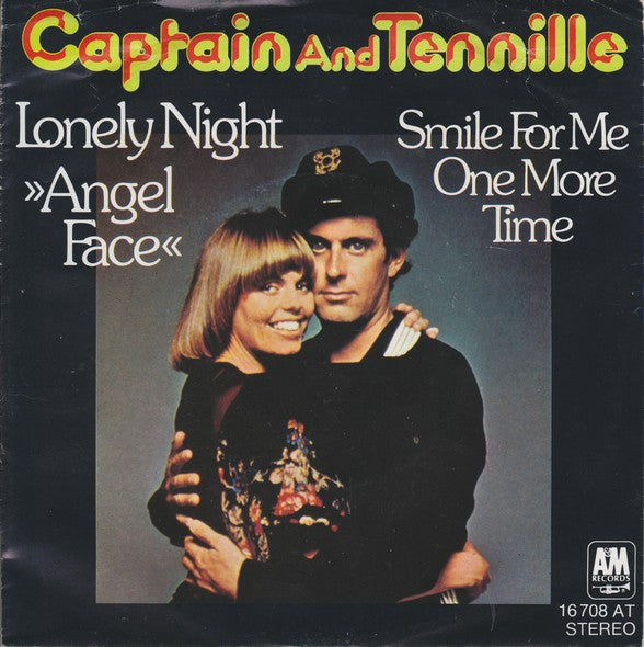 Captain And Tennille - Lonely Night »Angel Face« 31538- Vinyl Singles Goede Staat