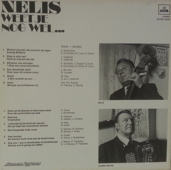 Nelis - Weet Je Nog Wel... (LP) 41321 46611 Vinyl LP VINYLSINGLES.NL