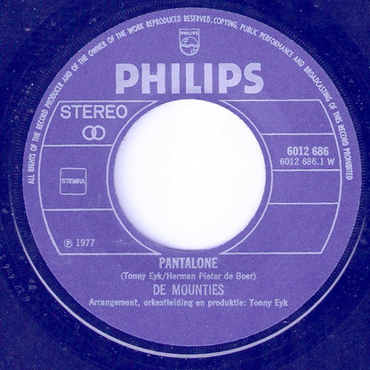 Mounties - Pantalone 32575 Vinyl Singles VINYLSINGLES.NL