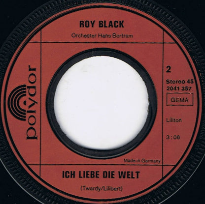 Roy Black - Mein Herz Ist Bei Dir Vinyl Singles Vinyl Very Good (VG) <br> Hoes Good Plus (G+)