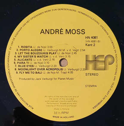 André Moss - 18 Karaats (LP) 40467 Vinyl LP Goede Staat