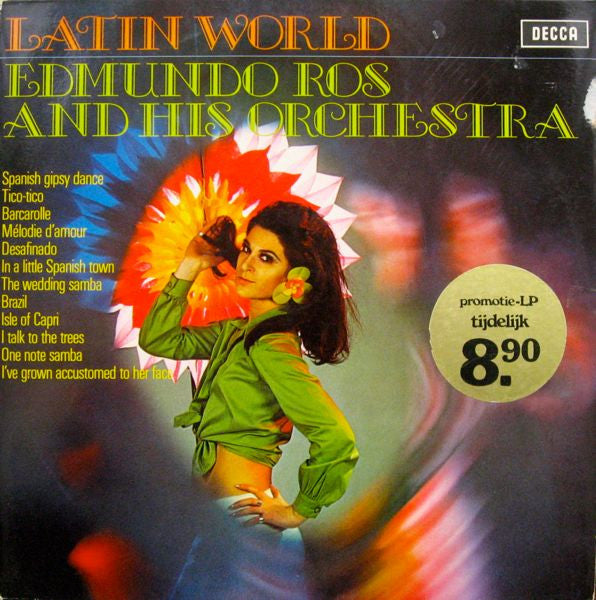 Edmundo Ros & His Orchestra - Latin World (LP) 49672 Vinyl LP Goede Staat