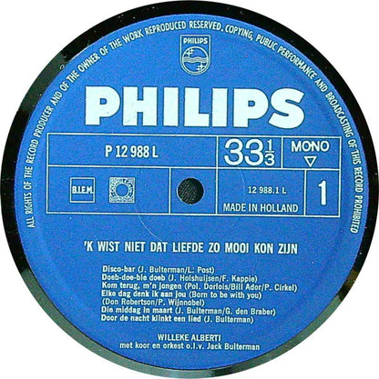 Willeke Alberti - 'k Wist Niet Dat Liefde Zo Mooi Kon Zijn (LP) Vinyl LP Vinyl Very Good (VG) <br> Hoes Good Plus (G+)