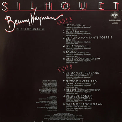 Benny Neyman - Silhouet (LP) Vinyl LP Vinyl Very Good (VG) <br> Hoes Good Plus (G+)
