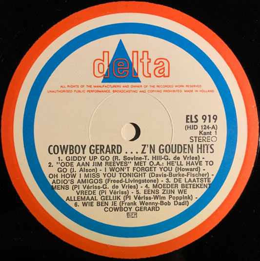 Cowboy Gerard - Z'n Gouden Hits (LP)