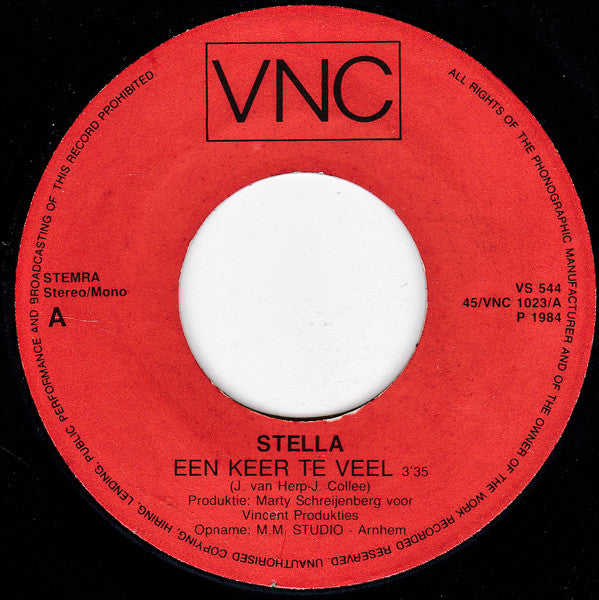 Stella - De Gokker Vinyl Singles VINYLSINGLES.NL